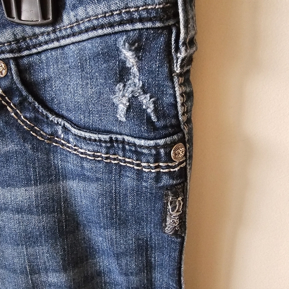 Silver Jeans Suki Mid Super Skinny Fluid Denim Women Sz. 31 Jeans - Picture 3 of 11